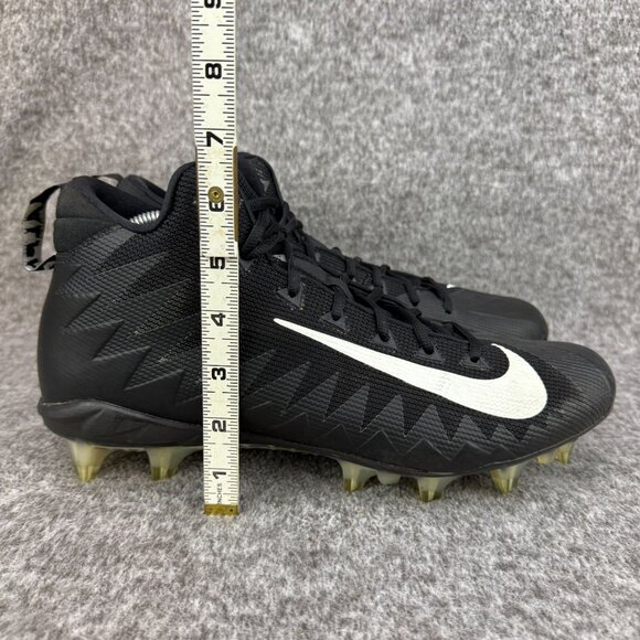 ✅Nike Alpha Menace Pro Mid TD WD PF Football Cleats Black/White 12W 921731-010 - Picture 7 of 13